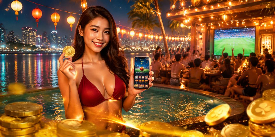 Người dùng tại Nha Trang trải nghiệm casino qua ứng dụng di động trong đêm chợ