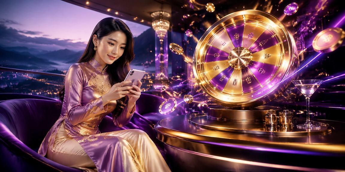 Người dùng trải nghiệm Roulette trực tuyến tại Sapa trong trang phục áo dài